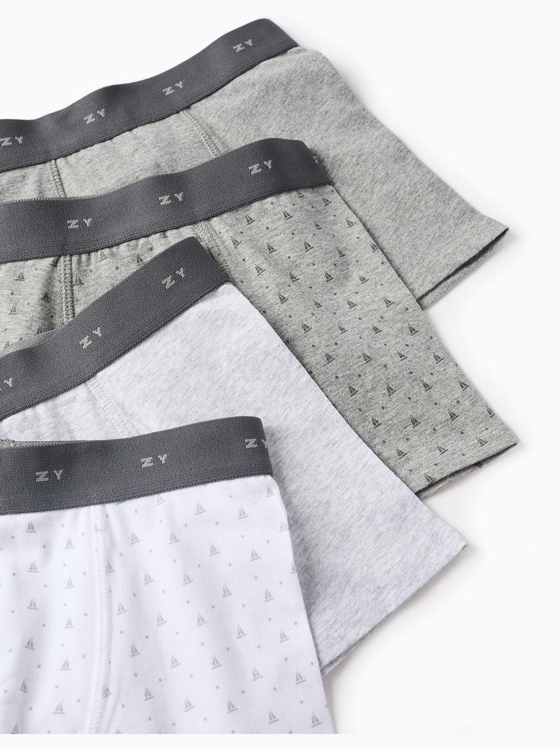 Pack 4 Boxers Multicolore - Kiabi
