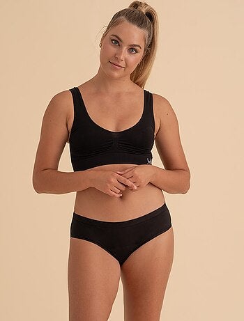 Pack 4 Culottes menstruelles flux abondant en coton, Weekly