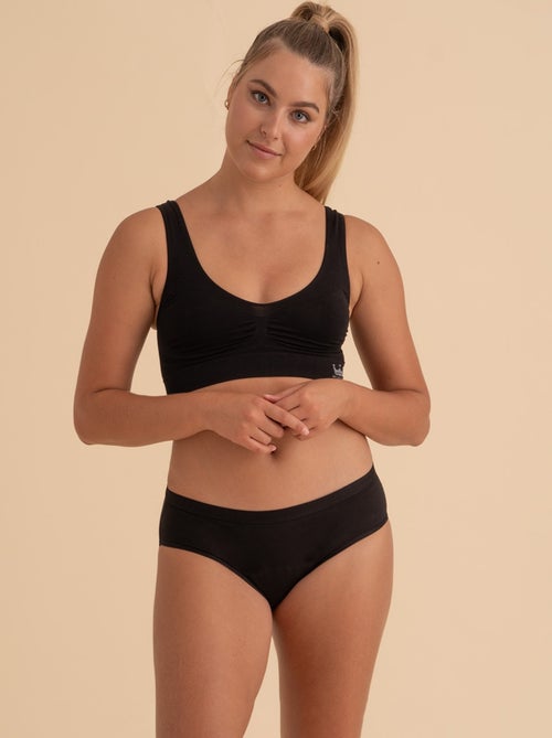 Pack 4 Culottes menstruelles flux abondant en coton, Weekly - Kiabi