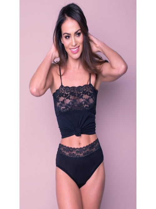 Pack 4 Culottes menstruelles flux abondants en coton, Cloe - Kiabi