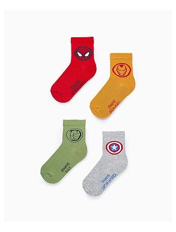Pack 4 Paires de Chaussettes Avengers