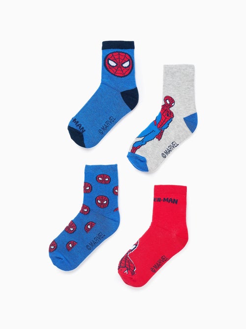 Pack 4 Paires de Chaussettes Spider-Man - Kiabi