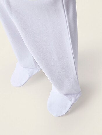Pack 4 Pantalons à Pieds en Coton