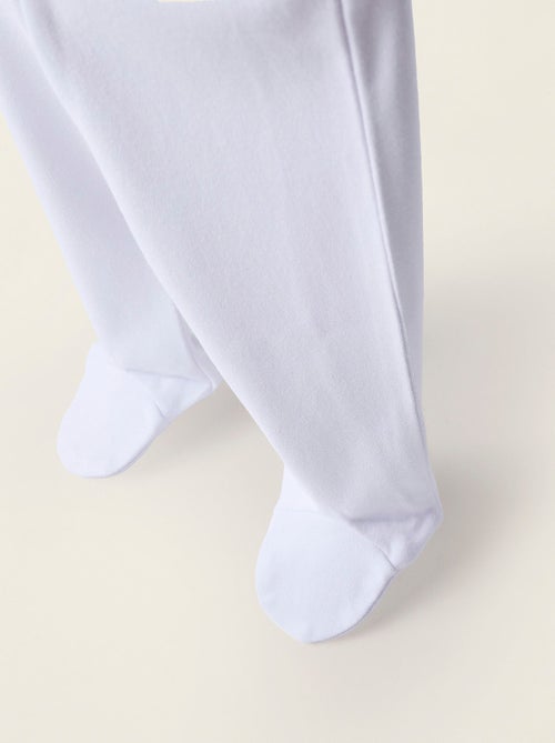 Pack 4 Pantalons à Pieds en Coton - Kiabi