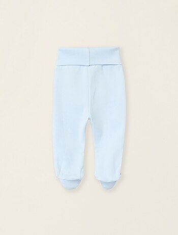 Pack 4 Pantalons à Pieds en Coton