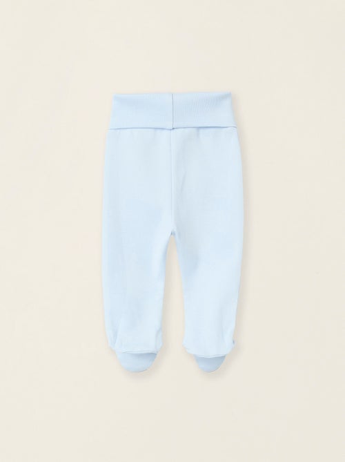 Pack 4 Pantalons à Pieds en Coton - Kiabi