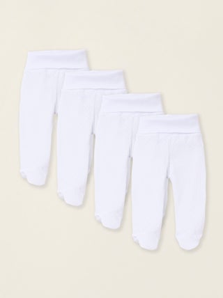 Pack 4 Pantalons à Pieds en Pointelle