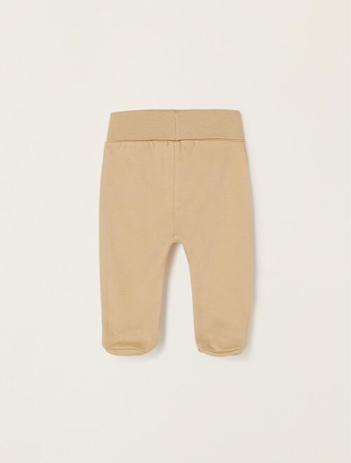 Pack 4 Pantalons avec Pieds en Coton pour Nouveau-Né  CRADLE OF LIFE - Kiabi