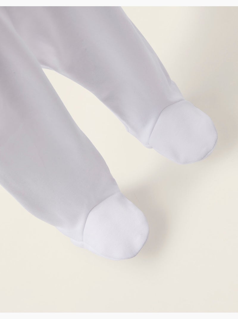 Pack 4 Pantalons avec Plis et Ceinture Haute Blanc - Kiabi