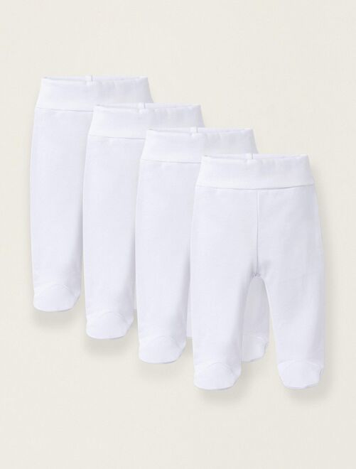 Pack 4 Pantalons avec Plis et Effet Thermique pour Nouveau-Né et Bébé  ESSENTIALS LINE - Kiabi
