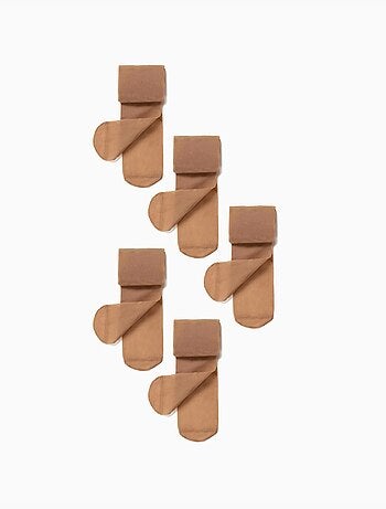 Pack 5 Collants en Microfibre