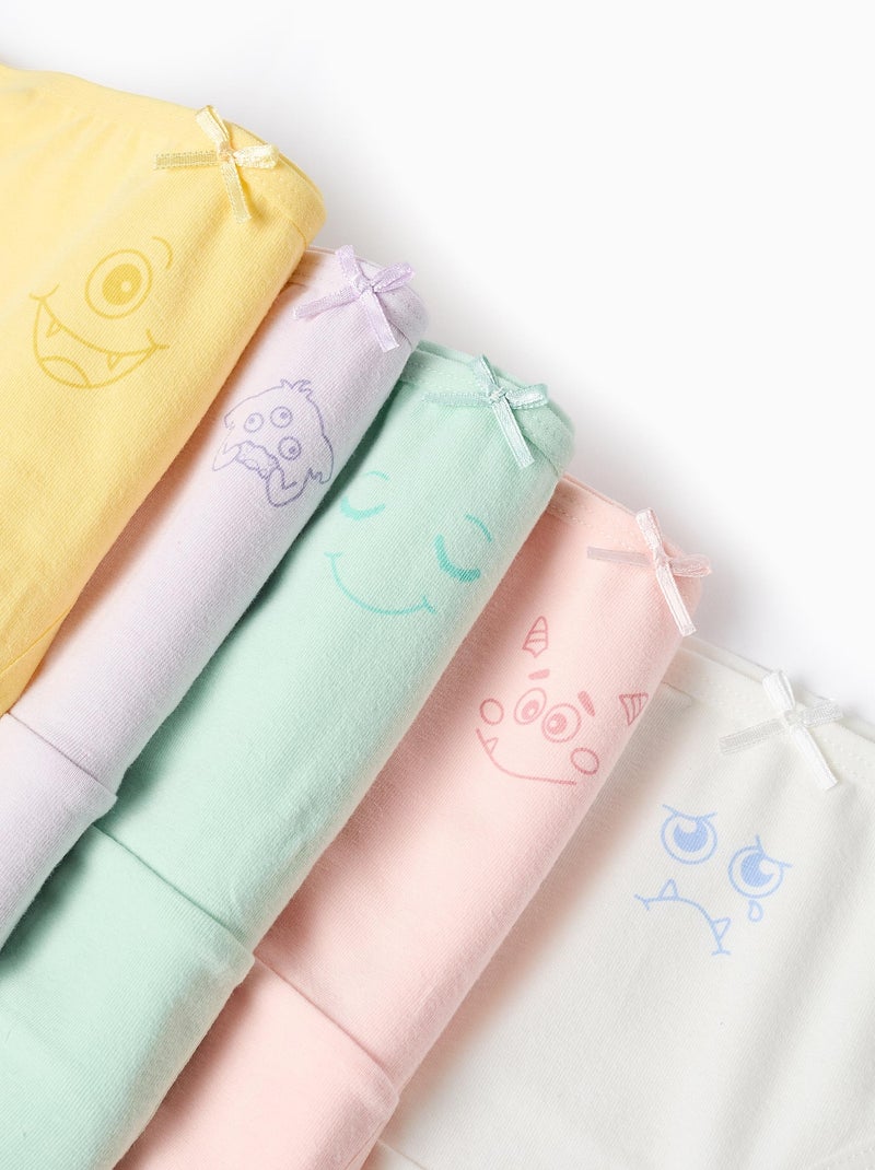 Pack 5 Culottes Monstres des Émotions Multicolore - Kiabi