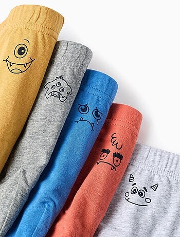 Pack 5 Culottes Monstres des Émotions