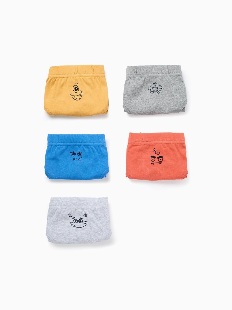 Pack 5 Culottes Multicolore - Kiabi