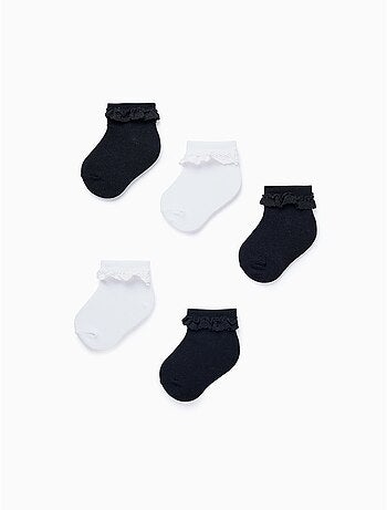 Pack 5 Paires de Chaussettes avec Crochet