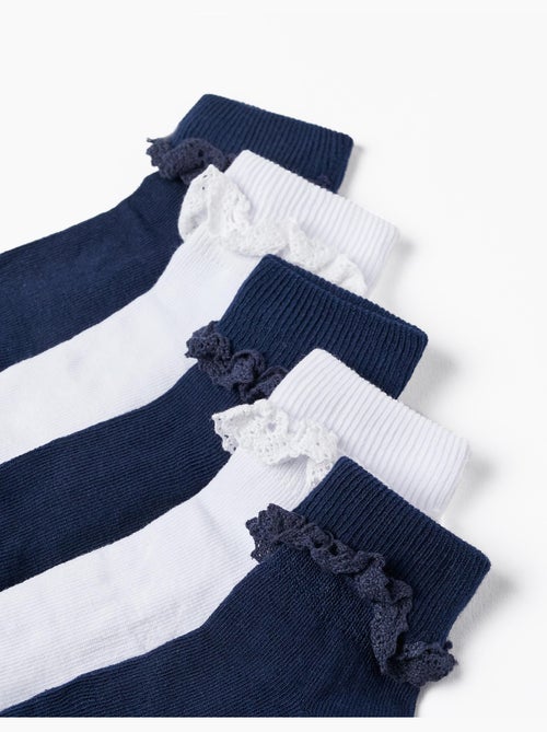 Pack 5 Paires de Chaussettes avec Crochet - Kiabi
