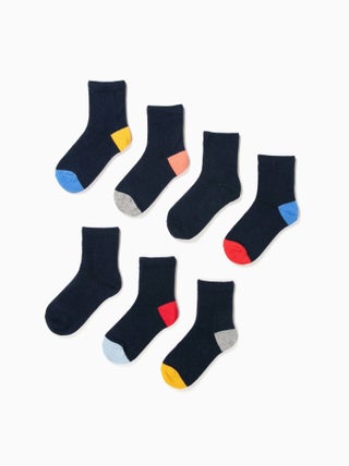 Pack 5 Paires de Chaussettes avec Détails Colorés