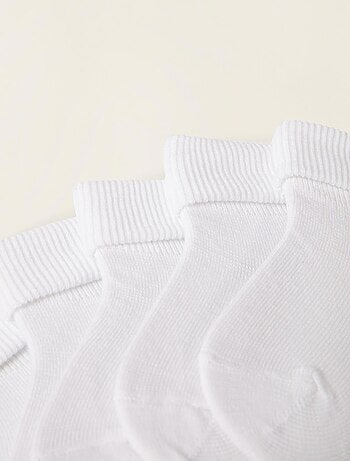 Pack 5 Paires de Chaussettes avec Revers Côtelé