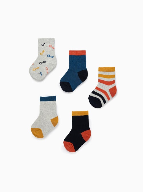 Pack 5 Paires de Chaussettes - Kiabi