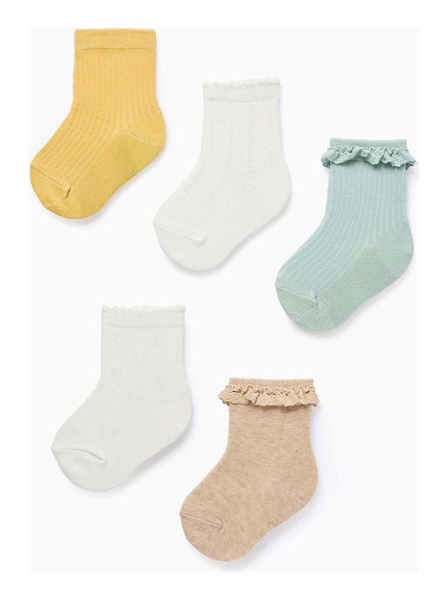 Pack 5 Paires de Chaussettes - Kiabi