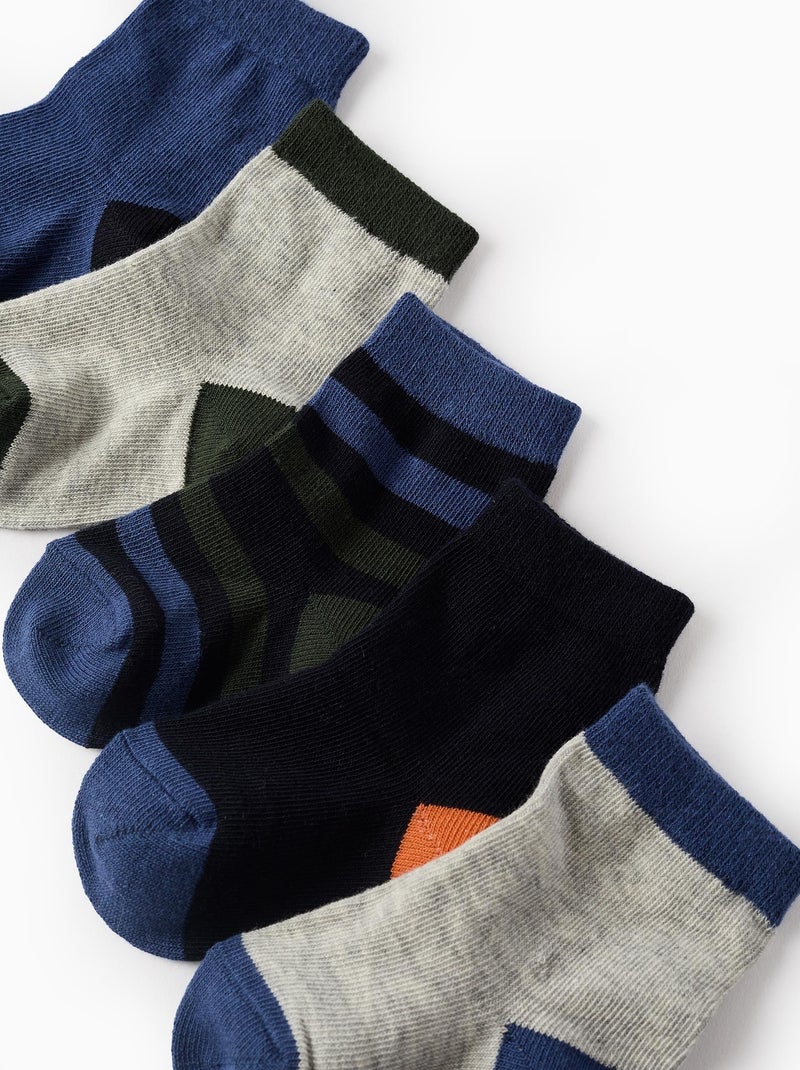 Pack 5 Paires de Chaussettes Multicolore - Kiabi
