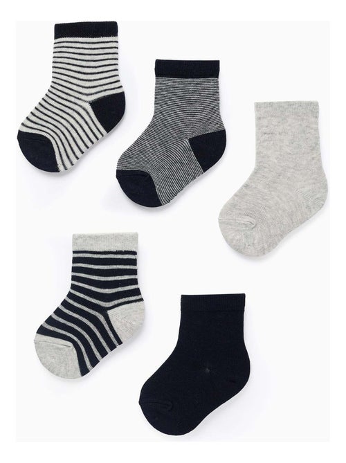 Pack 5 Paires de Chaussettes - Kiabi