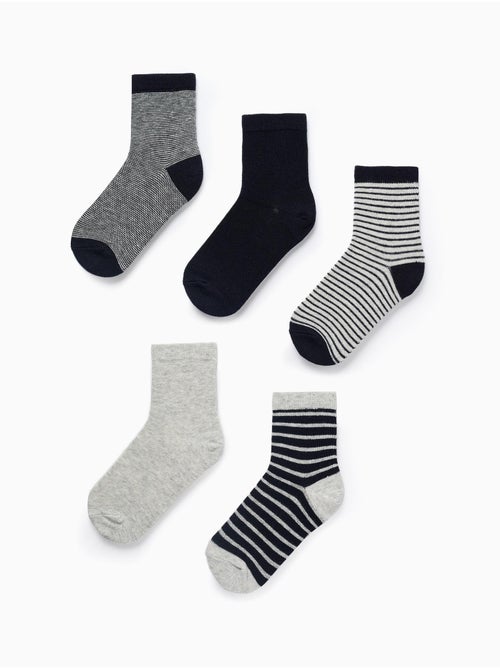 Pack 5 Paires de Chaussettes - Kiabi