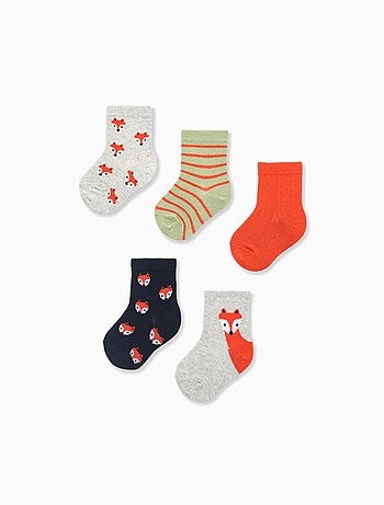 Pack 5 Paires de Chaussettes Renard