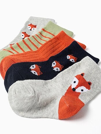 Pack 5 Paires de Chaussettes Renard