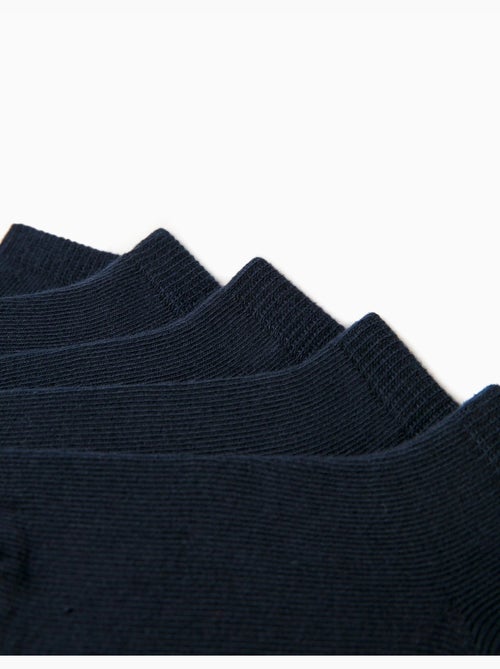 Pack 5 Paires de Socquettes Unies - Kiabi