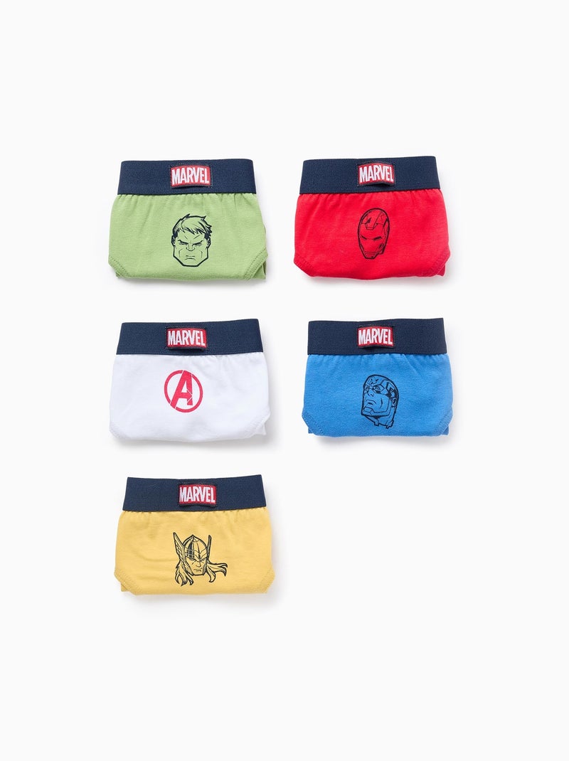 Pack 5 Slips Avengers Multicolore - Kiabi