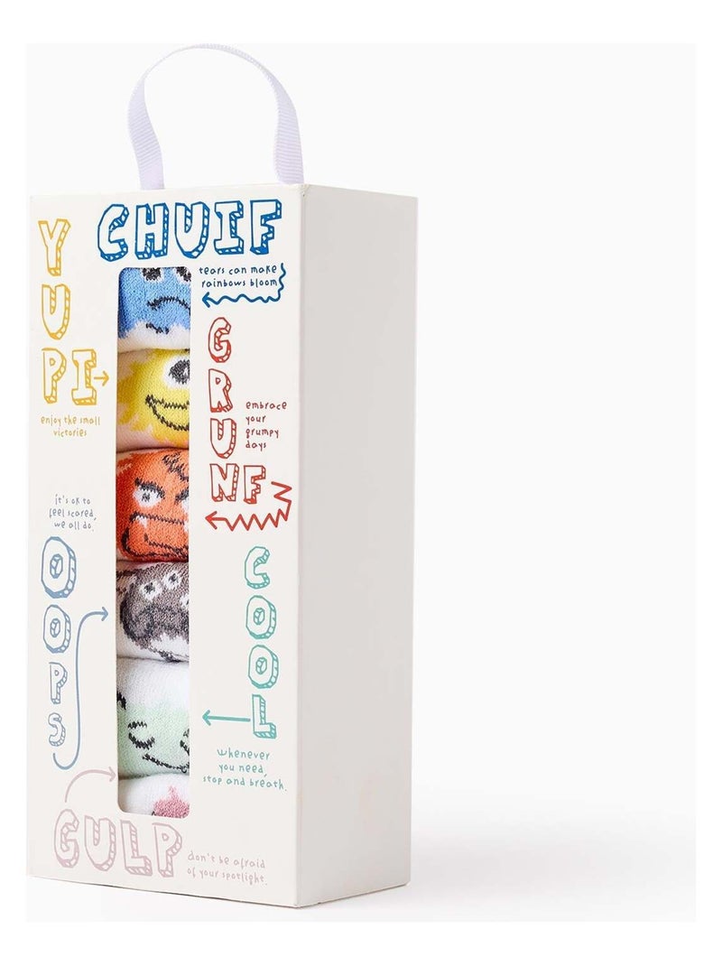 Pack 6 Paires de Chaussettes Blanc - Kiabi