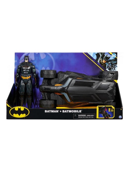 Pack Batmobile + Figurine Batman 30 Cm Batman - Kiabi