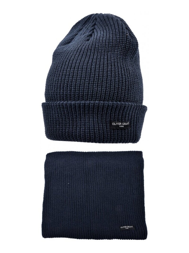 Pack Bonnet Tour de Cou Homme OLIVER GRANT - Pack de 4512 Bleu marine - Kiabi