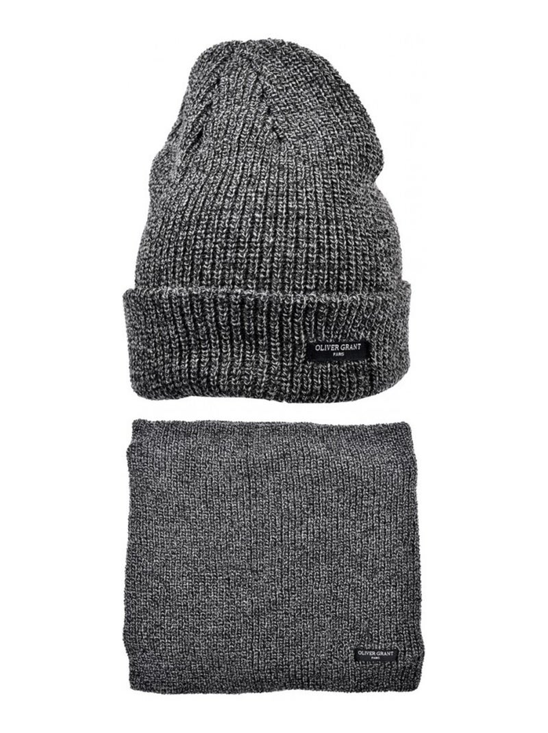 Pack Bonnet Tour de Cou Homme OLIVER GRANT - Pack de 4512 Gris - Kiabi