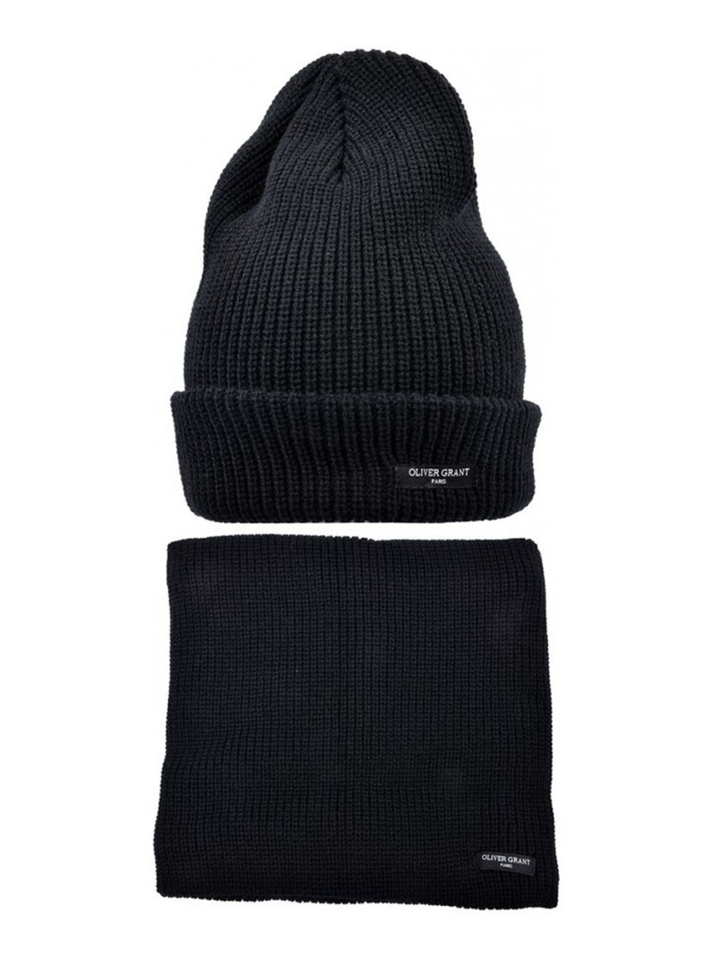 Pack Bonnet Tour de Cou Homme OLIVER GRANT - Pack de 4512 Noir - Kiabi