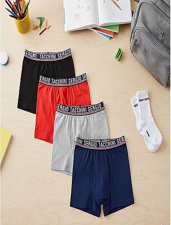 Pack Boxer Enfant SERGIO TACCHINI (Lot de 4)