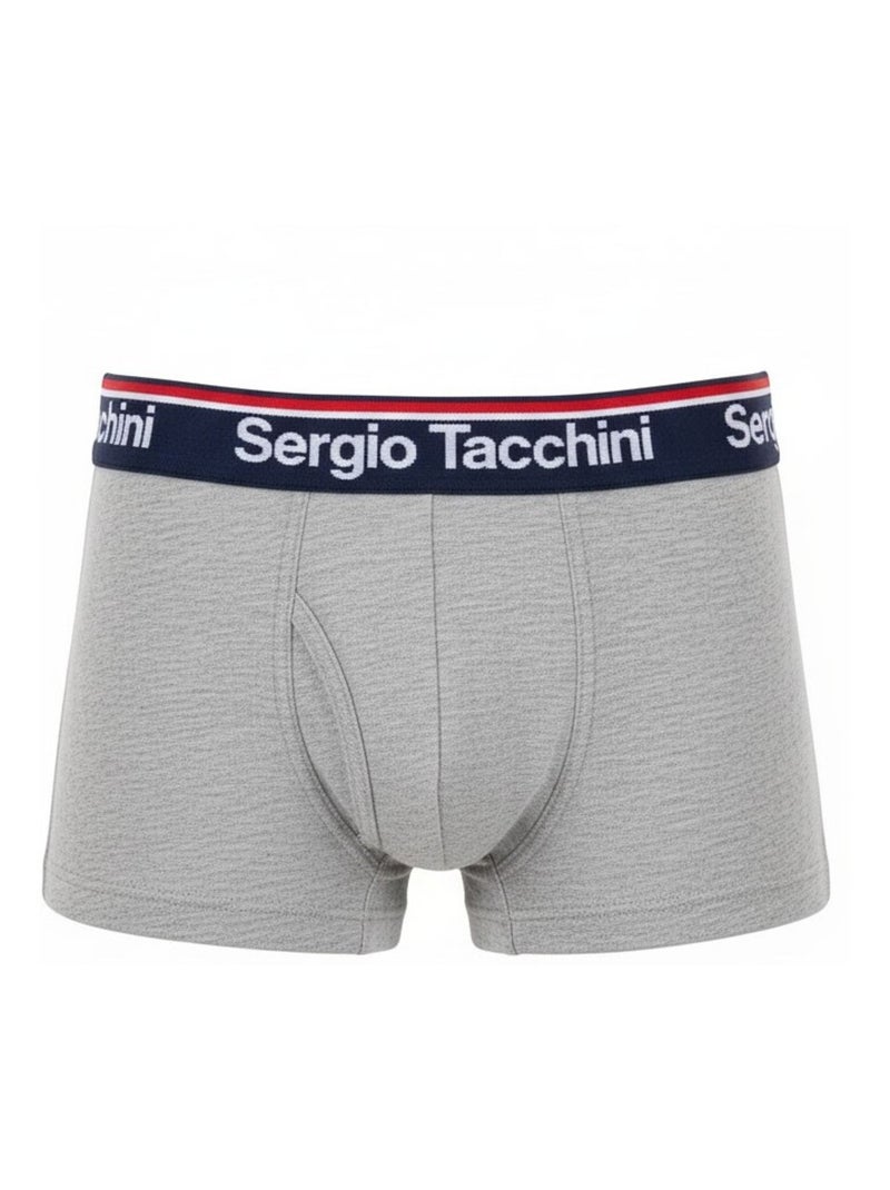 Pack Boxer Enfant SERGIO TACCHINI (Lot de 4) Noir Rouge Gris - Kiabi
