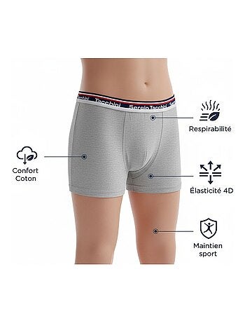 Pack Boxer Enfant SERGIO TACCHINI (Lot de 6)