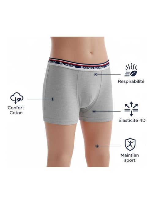 Pack Boxer Enfant SERGIO TACCHINI (Lot de 6) - Kiabi