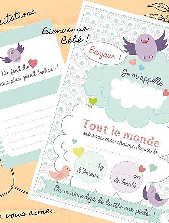 Pack cadeau naissance avec moufles anti-griffures SEVIRA KIDS