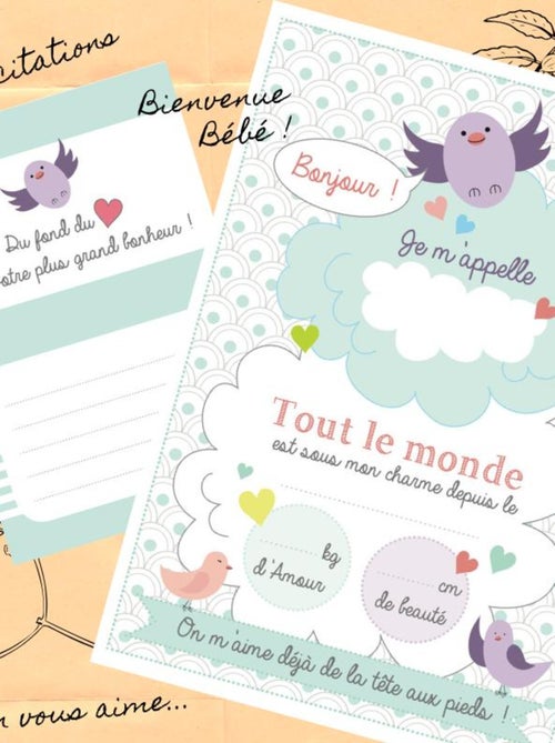 Pack cadeau naissance avec moufles anti-griffures SEVIRA KIDS - Kiabi