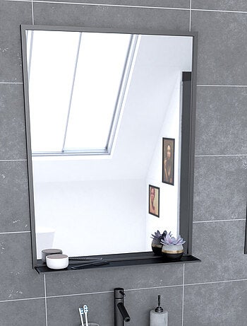 Pack caisson vasque et miroir simple