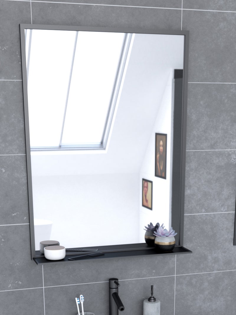 Pack caisson vasque et miroir simple Blanc - Kiabi