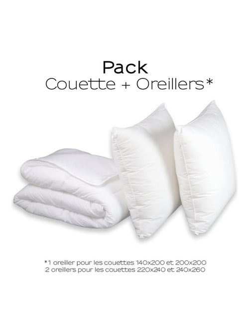 Pack Clima Fresh Thermorégulation couette TEMPEREE+oreiller - DODO - Kiabi Pack Clima Fresh Thermorégulation couette TEMPEREE+oreiller - DODO - Kiabi