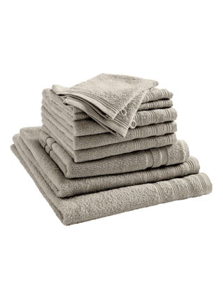 Pack complet 10 pièces "Spa" salle de bain / 400 gr/m² - Couleur: "Spa" Sable