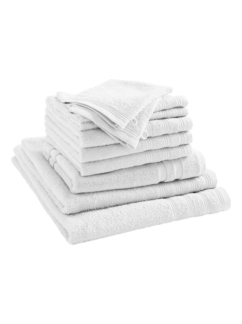 Pack complet 10 pièces "Spa" salle de bain / 400 gr/m² Blanc - Kiabi