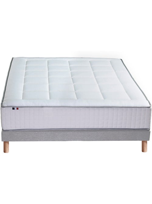 Pack complet avec matelas 28 BELLAGIO 2, sommier, oreillers et couette - Kiabi Pack complet avec matelas 28 BELLAGIO 2, sommier, oreillers et couette - Kiabi