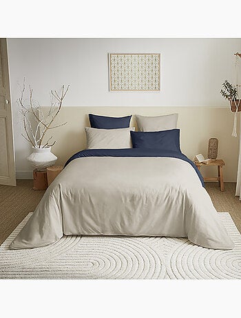 Pack complet Housse de couette - Coton Pur - 100 % Coton 57 Fils/cm²