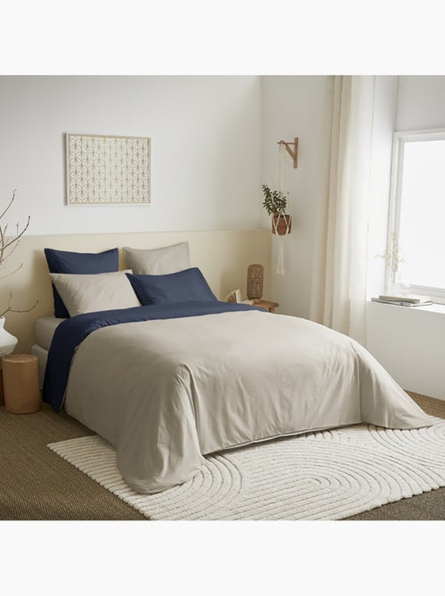 Pack complet Housse de couette - Coton Pur - 100 % Coton 57 Fils/cm² - Kiabi Pack complet Housse de couette - Coton Pur - 100 % Coton 57 Fils/cm² - Kiabi